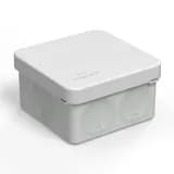 Коробка распределительная 60-0200 для прямого монтажа двухкомпонентная безгалогенная (HF) 70х70х40 (150шт/кор) Промрукав