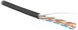 Кабель витая пара Hyperline UUTP4-C5E-S24-OUT-LSZH-BK-500 (500 м)