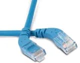 Патч-корд U/UTP угловой Hyperline PC-APM-UTP-RJ45/R45-RJ45/R45-C6-5M-LSZH-BL