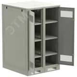 Шкаф LINEA B (пустой) 1350х900х950мм двустворчатая металлическая дверь серый ITK