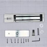 Электромагнитный замок (сила удержания 280кг), цвет серебристый сатинированный алюминий RAL 7047 RL-EM280-L0S R-Lock