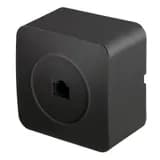 Розетка RJ45 открытой установки 1местная STEKKER серия София черный матовый MST002005 49483