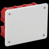 Коробка распаячная КМ41008 для твердых стен 120х92х45мм с саморезами с крышкой IEK