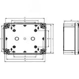 ПЛАСТ.КОРОБКА ABS 116x116x62 Schneider Electric