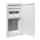 Встраиваемый комбинир. щит "Nova" (1 DIN + 2 МП) 3 габарит IP41 с пластиковой дверью