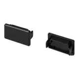 Заглушка Arlight PLSLOCKH16SMT черная глухая Пластик 033645