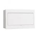 Корпус пластиковый навесной с белой дверью 1 ряд 13 модулей IP41 ЩРН-П