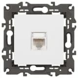 Розетка компьютерная 1-м Elegance 14-3107-01 RJ45 IP20 механизм бел. Эра Б0034302