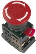 Кнопка "Грибок" AE-22 d22мм 1з+1р 240В с фиксацией красн. IEK BBG10-AE-K04