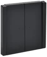 Выключатель проходной 2-кл. СП FORTE&PIANO 10А FP108 с индикацией черн. IEK FP-V22-1-10-1-K02