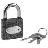 Замок "Мастер" навесной, металлический корпус, закаленная дужка, 38мм