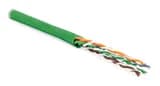 Кабель витая пара, не экранированная 4х2х0,51 Hyperline U/UTP (100 м) UUTP4-C5E-P24-IN-LSZH-GN-100