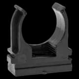 Крепеж-клипса для ручного монтажа d25 мм (100 шт) черная EKF-Plast