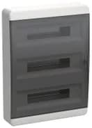 Корпус ЩРН-П-54 TEKFOR IP41 черн. прозр. дверь пластик. IEK TF5-KP12-N-54-41-K01-K03