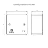 Коробка универсальная для кабель-канала 40-0460 безгалогенная (HF)
