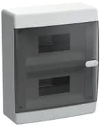 Корпус ЩРН-П-18 UNION Compact IP41 черн. прозр. дверь пластик. IEK UIC-KP12-N-18-41-K01