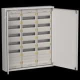 TITAN 5 Корпус металлический ЩРн-216 (3х72) 960х830х140мм IP31 серый (две двери) IEK