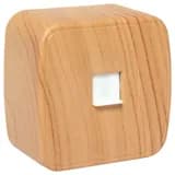 Розетка RJ-45 1-местная ОП Минск, 1А, 120В, светлое дерево EKF