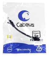 Патч-корд Cabeus PC-UTP-RJ45-Cat.5e-0.15m-BK-LSZH (U/UTP, CAT.5E, LSZH, 0.15 м, черный) (9534c)