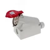 Розетка настенная 32A/400V/3P+E/IP44