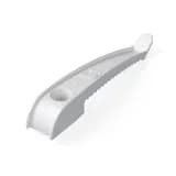 Держатель круглого кабеля односторонний для прямого монтажа на 8 мест белый (20шт/240шт уп/кор) Промрукав