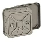 Коробка распределительная ОП 85х85х45мм двухкомпонентн. 8 вводов IP65 сер. Ruvinil 67240