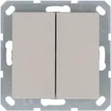 Кнопка 2-кл. 10А IP20 с переключающим контактом механизм тауп Jasmart G3020T