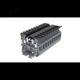 Клемма TP 1-1 с держателем предохранителя 5х20, с индикацией, 220В, черная