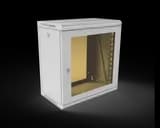 Шкаф телекоммуникационный настенный разборный МИКсистем 19" Keys 12U 600*350 дверь стекло