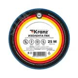 Изолента ПВХ 0,13х19 мм, 25 м, синяя KRANZ
