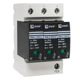 Ограничитель импульсных напряжений ОПВ-C/3P In 20кА 440В с сигн. EKF