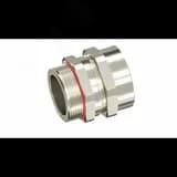 Взрывозащищенный кабельный ввод AAS под бронированный кабель, одно уплотнение M25х1,5 D10,5-18мм. Никелированная латунь. IP66/68