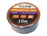 Изолента ПВХ 25 мм x 10 м, синяя X-Line