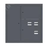 Щит этажный 3 кв. слаботочка слева RAL7016 (1000х950х150) EKF PROxima