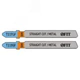 Полотна по металлу, Bimetal, фрезерованные, волнистые зубья, 76/51/0,8 мм (T118GF), 2 шт.