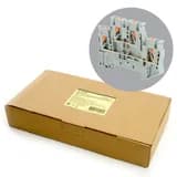 Зажим пружинный 4проводной проходной ЗНИ 25 JXB PT 25 серый LD575125 49247