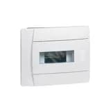 Щит распределительный встраиваемый ЩРв-П-6 IP40 пластиковый прозрачная дверь белый Practibox без шины