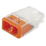 Клемма монтажная 2проводная STEKKER для 1жильного проводника LD2273202 5 штук в упаковке 32412