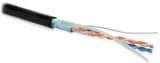 Кабель витая пара 2х2х0,51 Hyperline F/UTP2-C5-S24-OUT-PE-BK-500 (500 м)