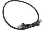 Патч-корд RJ45 - RJ45, 4 пары, UTP, категория 5е, 0.5 м, черный, LSZH LANMASTER LAN-PC45/U5E-0.5-BK