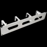 Кабельный органайзер 19" 2U, 5 колец, метал. цвет серый (RAL 7035) SYSMATRIX SA 0220.7000