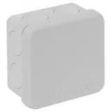Коробка распаячная для открытой проводки, двухкомпонентная 70х70х40 мм