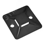 Площадка 25х25 самоклеющаяся под хомуты черная (100шт) UHP31-25-100 IEK