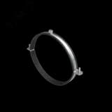 Хомут для воздуховодов с изоляцией с гайкой М8 для труб d 100 мм