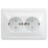 Розетка силовая IEK Вега ERV24-K01-16-DM