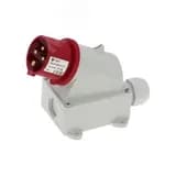 Вилка настенная 16A/400V/3P+E/IP44