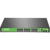 24 портовый неуправляемый коммутатор DSP224F-2C-R400 V1 Digma