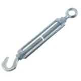 Талреп 8мм DIN 1480 (крюк-кольцо) перф. подвес оцинк. СТРОЙМЕТИЗ UTORM4110032
