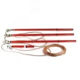 Заземление переносное для воздушных линий ЗПЛ-10Э-3 до 10 кВ S=50 с 3 несъемными штангами