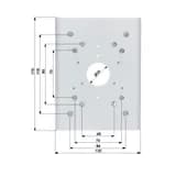 Кронштейн на столб DH-PFA150 Dahua